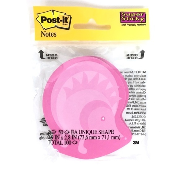 Sticky Notes Post It Up & Up Hedgehog Fox Rabbit Page Flags Planner Accessories - Picture 3 of 5